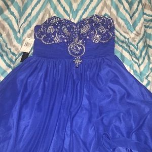 Blue semi dress